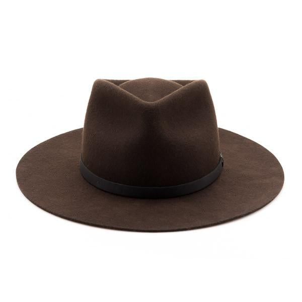 Yellow 108 Dylan Fedora - Dark Brown