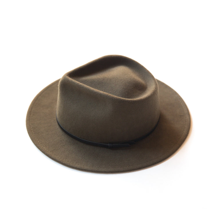 Yellow 108 Eastwood Fedora - Olive