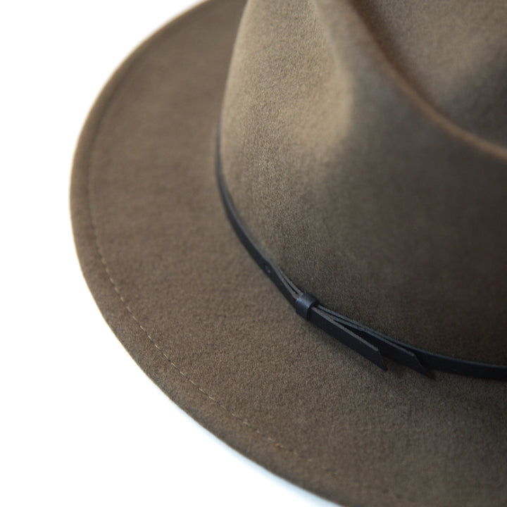 Yellow 108 Eastwood Fedora - Olive