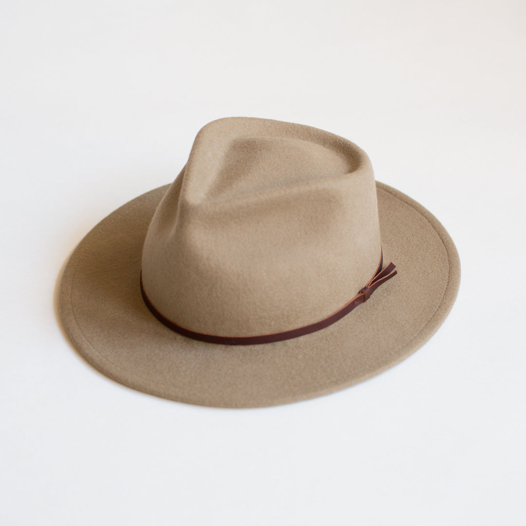 Yellow 108 Eastwood Fedora - Putty
