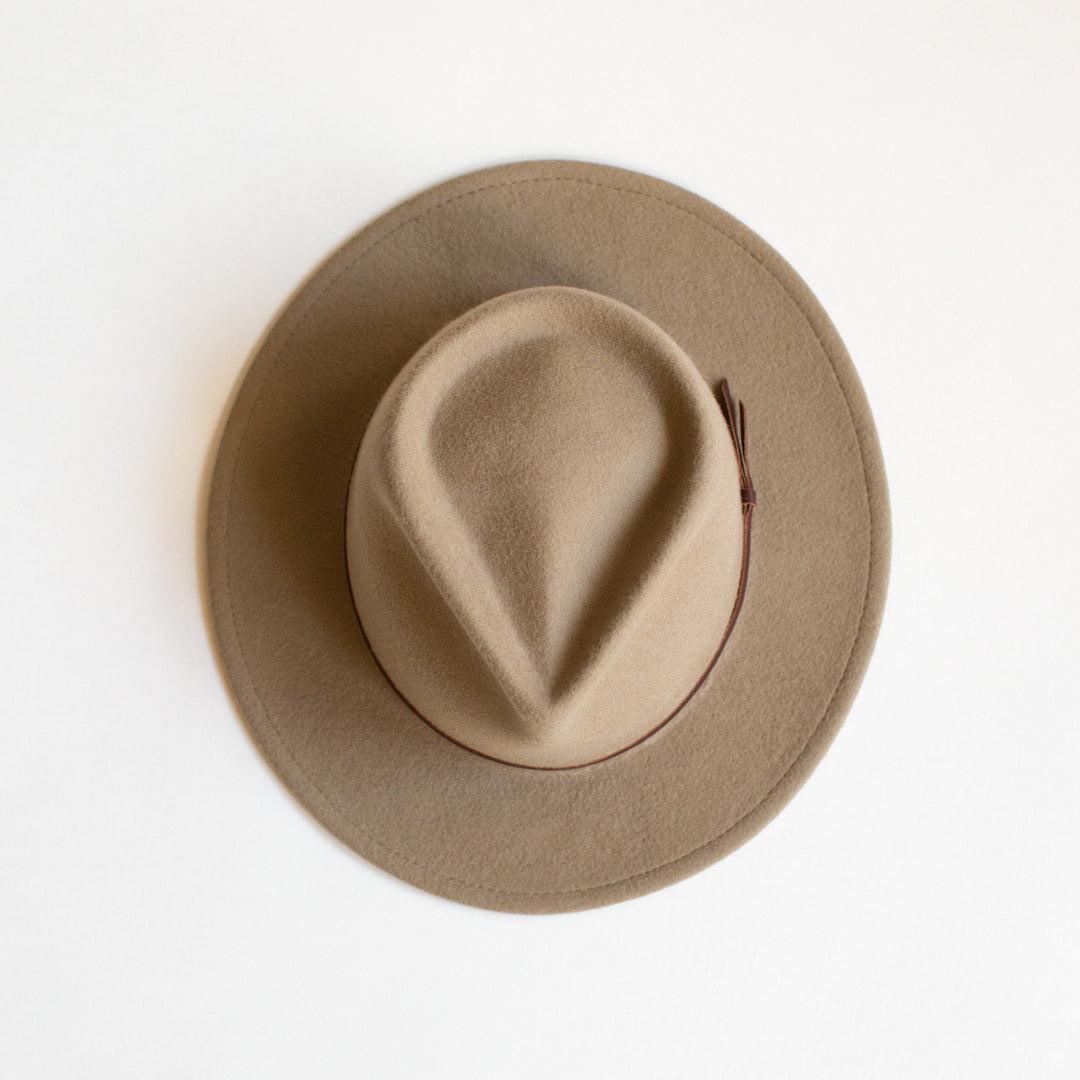 Yellow 108 Eastwood Fedora - Putty
