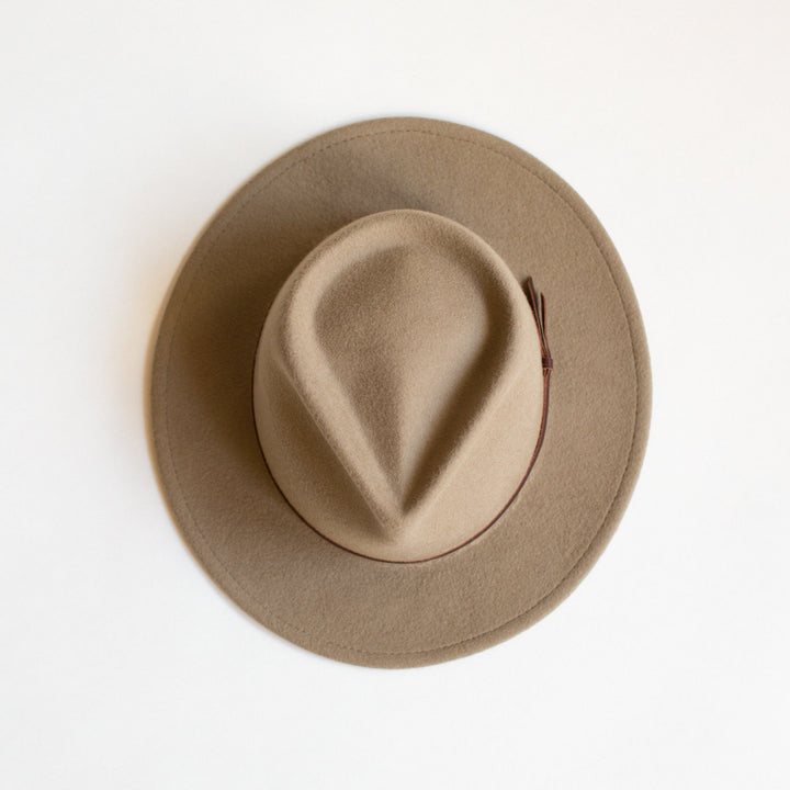 Yellow 108 Eastwood Fedora - Putty