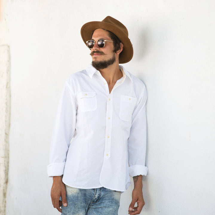 Yellow 108 Eastwood Fedora - Caramel