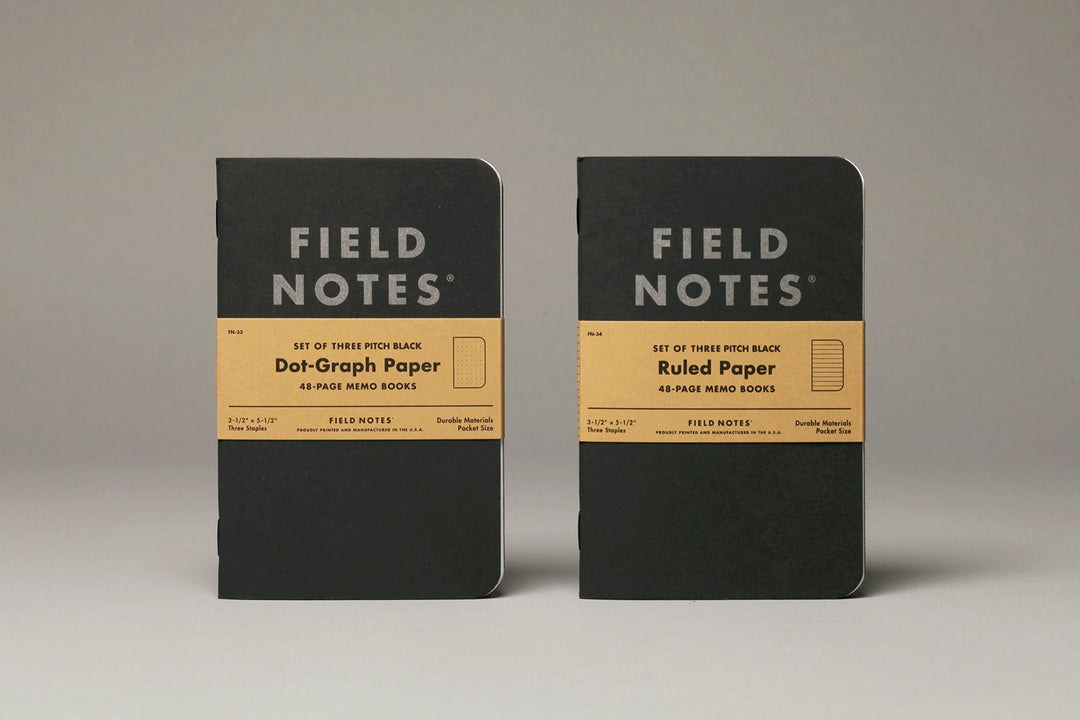 Pitch Black Memo Book 3-Pack