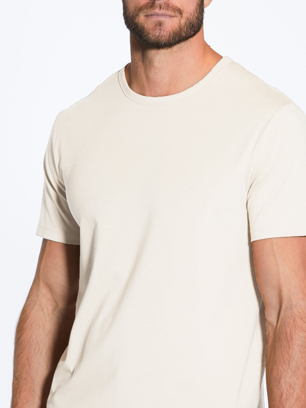 Universal Crew Curve-Hem - Ivory