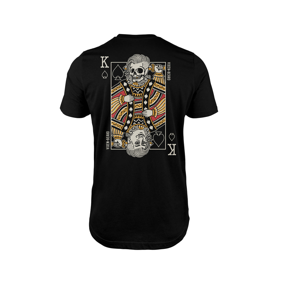 Monarchs of Hair Tee - Spades Black
