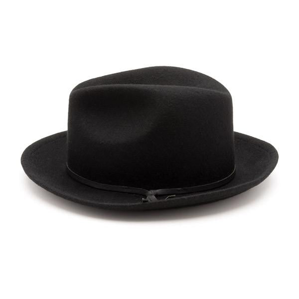 Yellow 108 Luke Fedora - Black