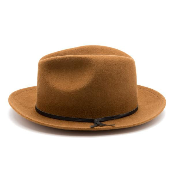 Yellow 108 Luke Fedora - Caramel