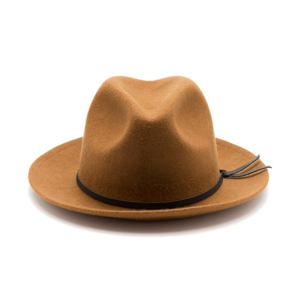 Yellow 108 Luke Fedora - Caramel