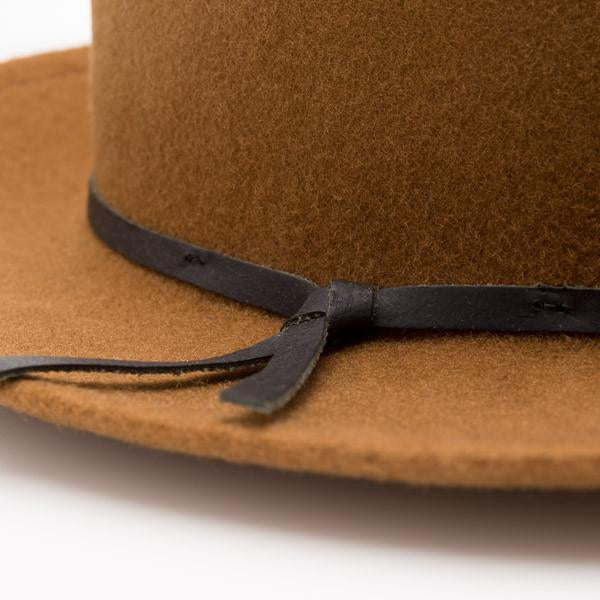 Yellow 108 Luke Fedora - Caramel