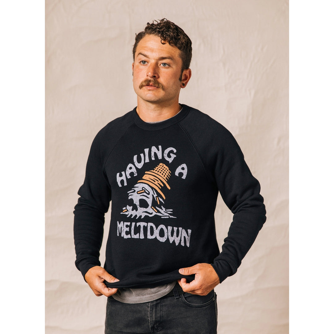 Having A Meltdown Crewneck Sweatshirt