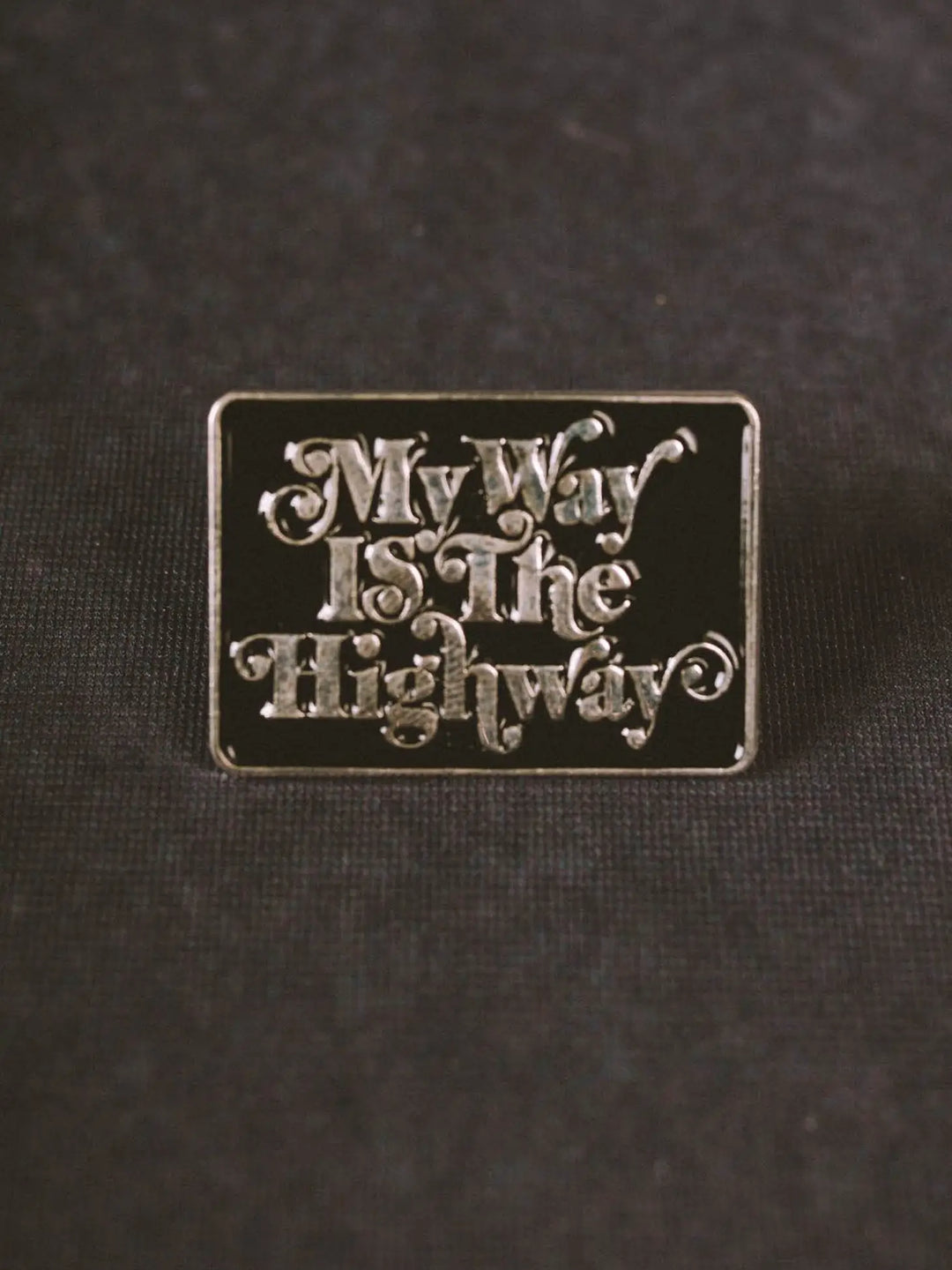Highway Enamel Pin
