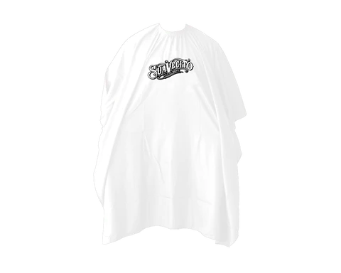 OG Script Barber Cape - White