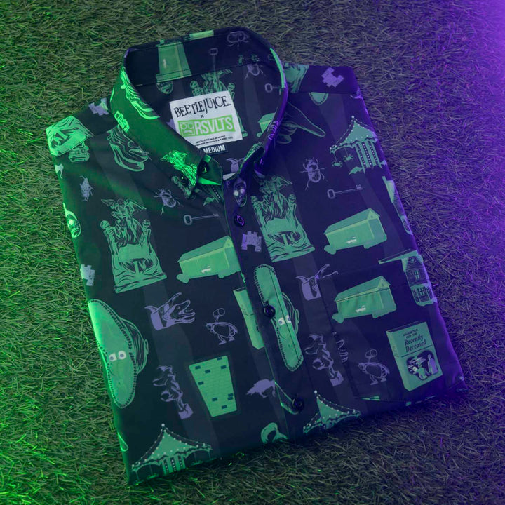 Beetlejuice "Haunting of Maitland Manor" – KUNUFLEX Short Sleeve Shirt