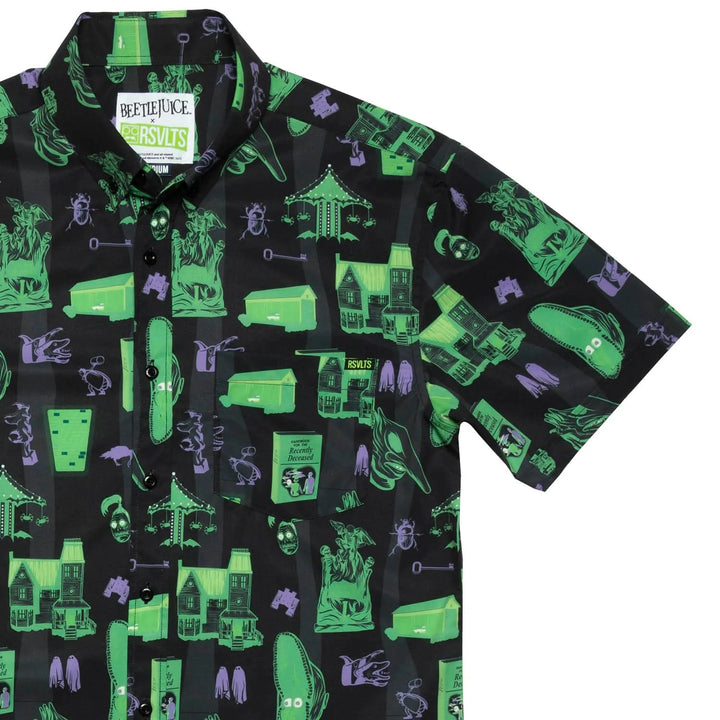 Beetlejuice "Haunting of Maitland Manor" – KUNUFLEX Short Sleeve Shirt