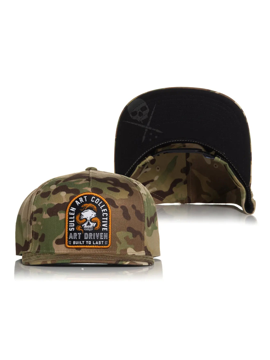Slither Snapback Black