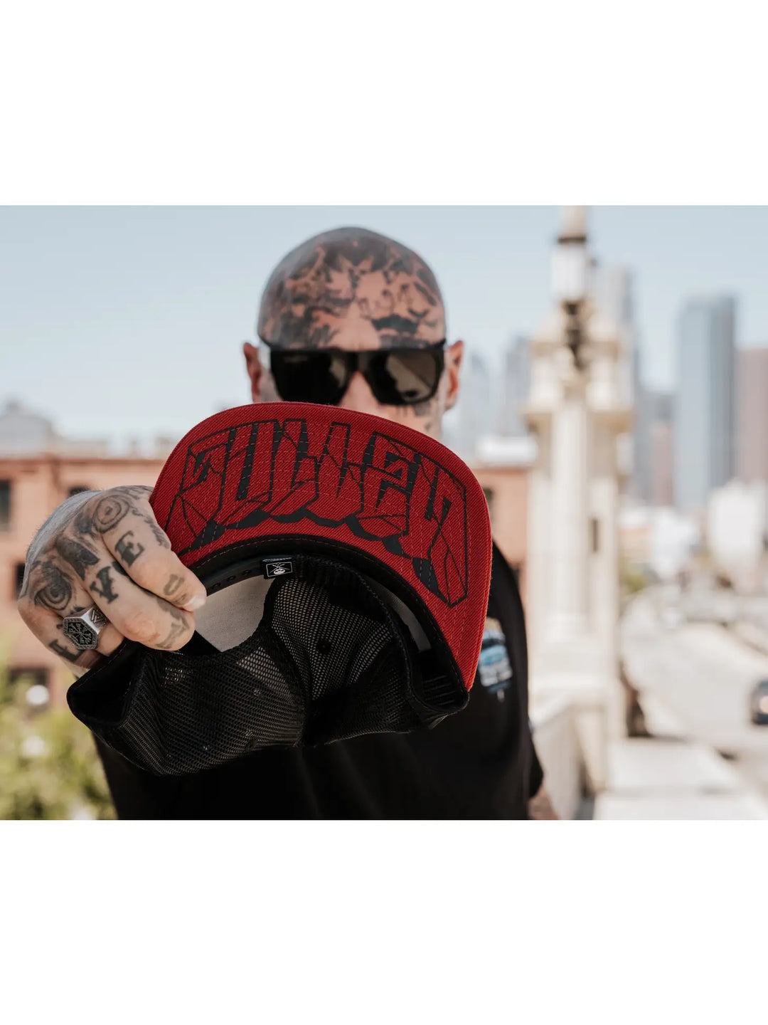 Heavy Snapback Trucker Tibet Red
