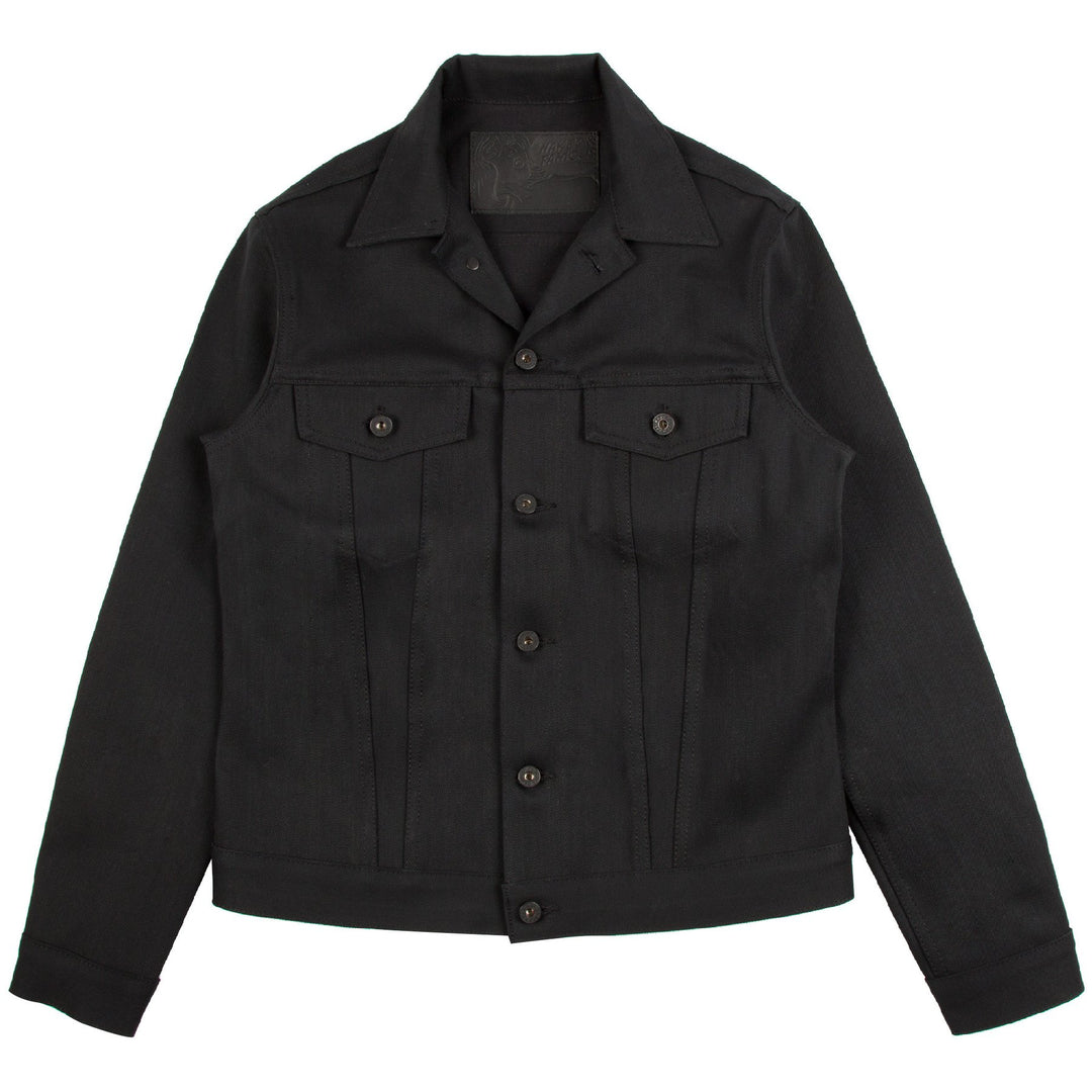 Denim Jacket - Solid Black Selvedge