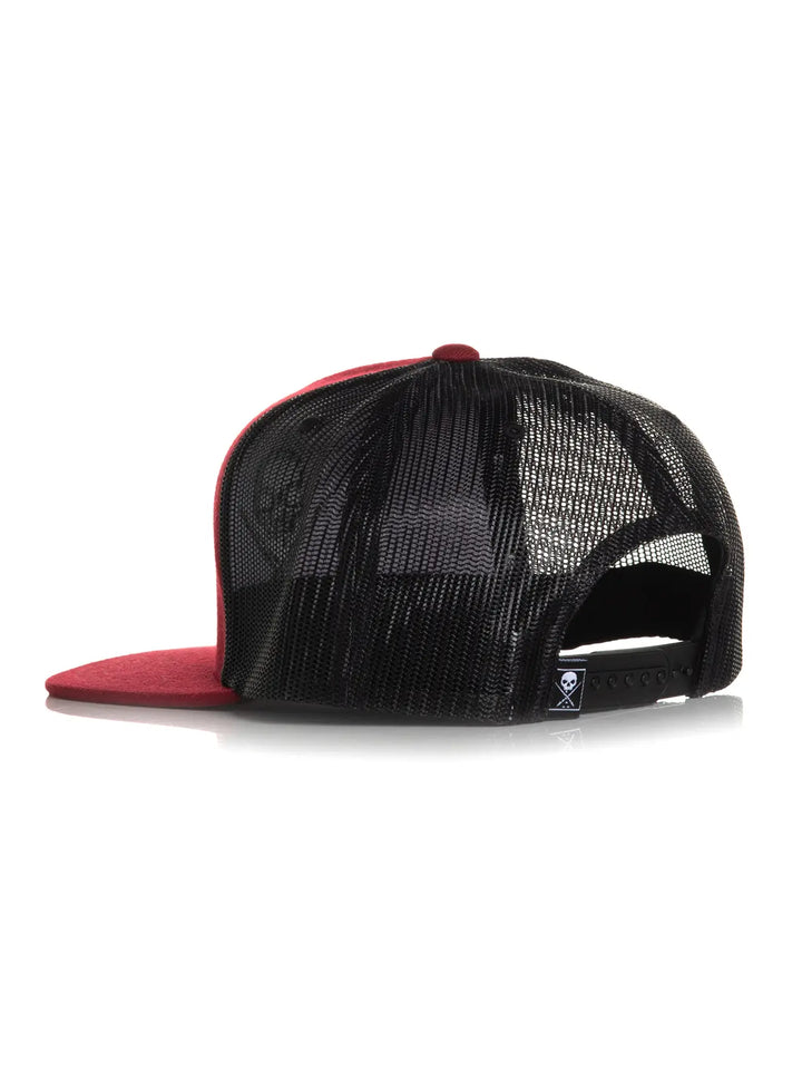Heavy Snapback Trucker Tibet Red