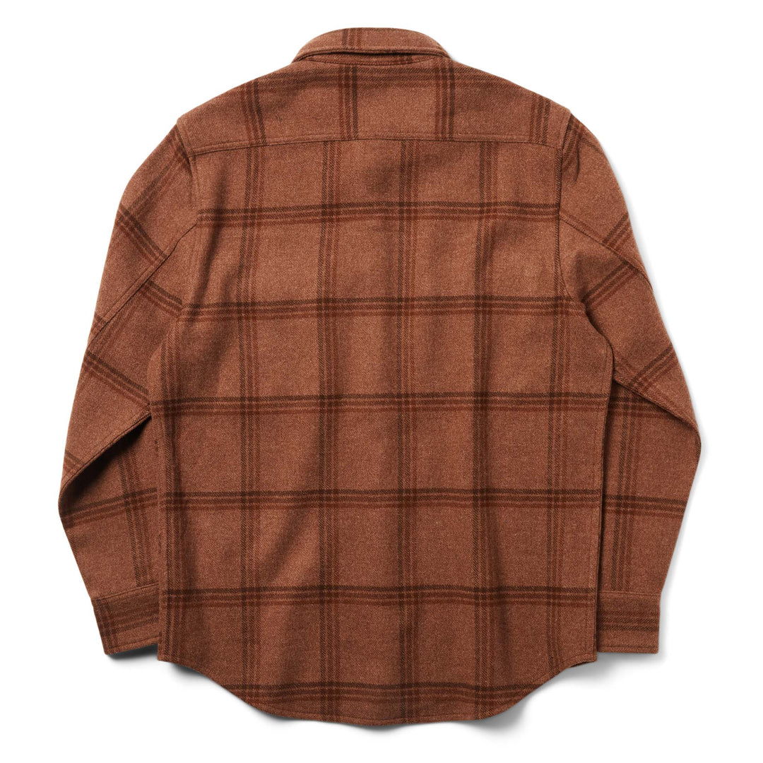 The Maritime Shirt in Espresso Plaid Wool