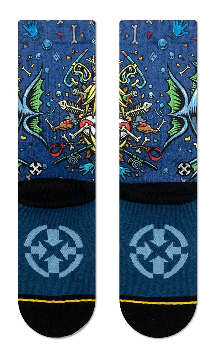 Jimbo Bad Fish Socks - Large