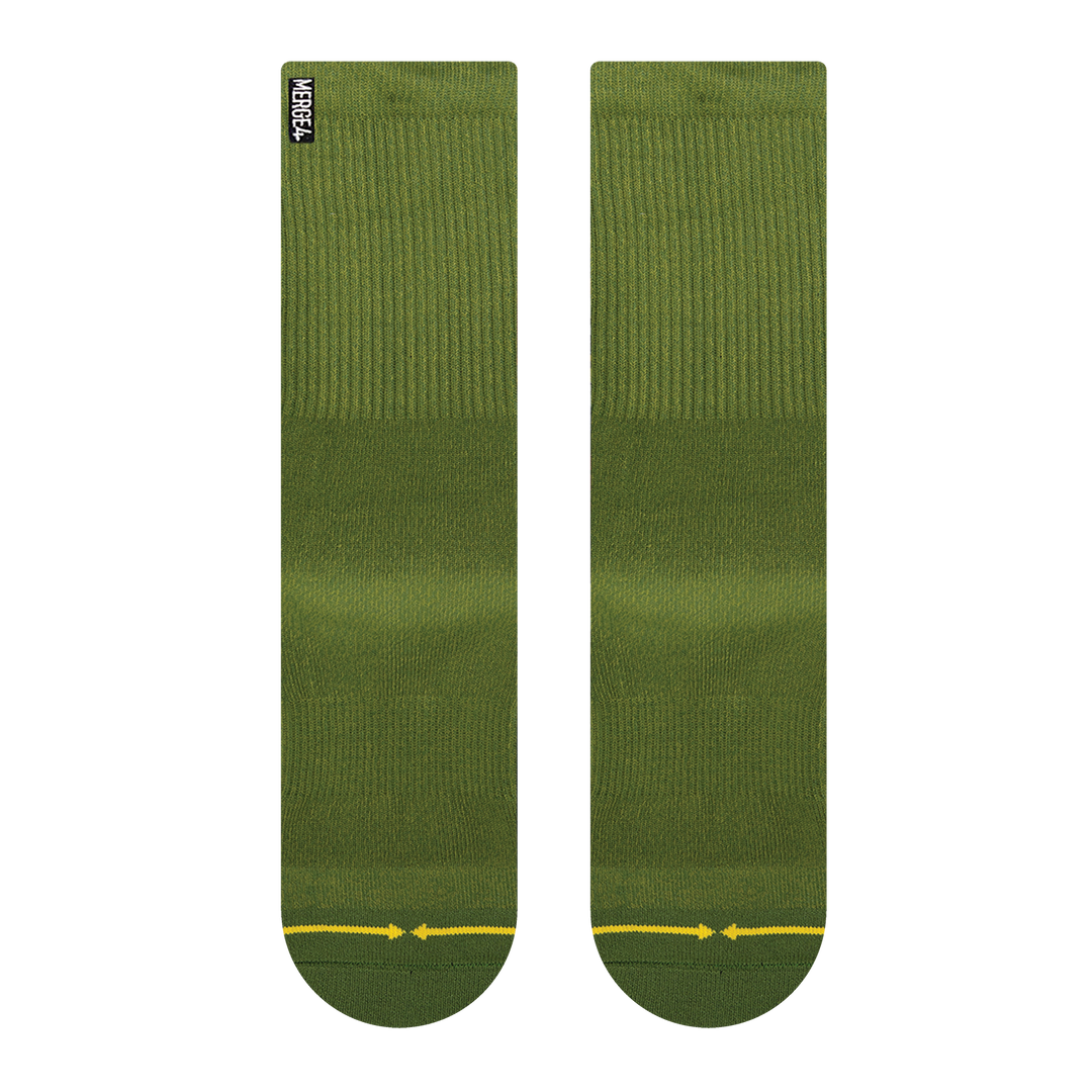 Olive Heather Socks - Large