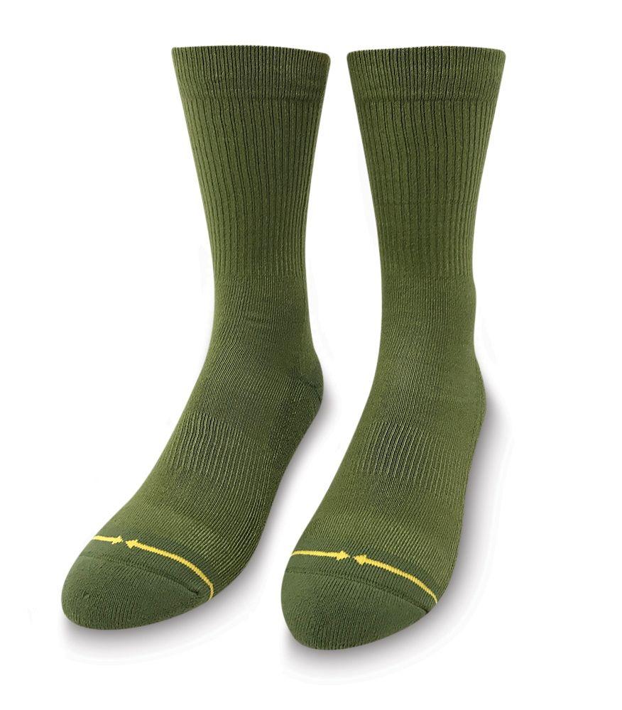 Olive Heather Socks - Large