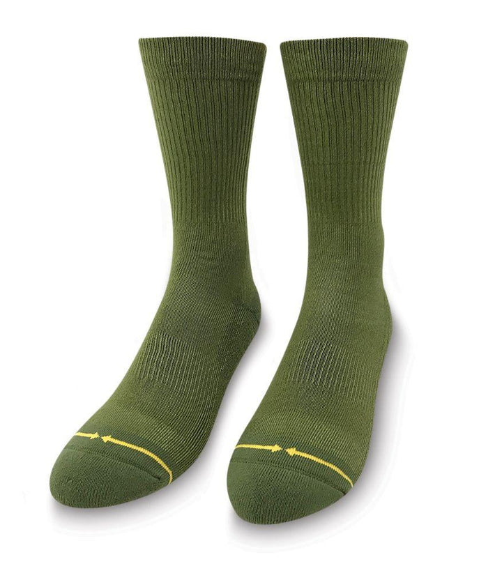 Olive Heather Socks - Large
