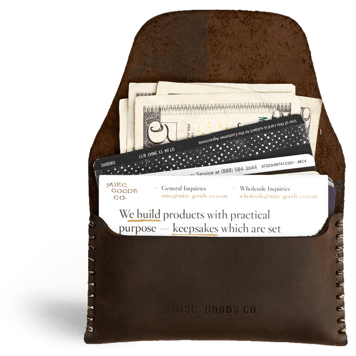 MISC. GOODS CO. - Keep It Slim Flap Wallet V.1