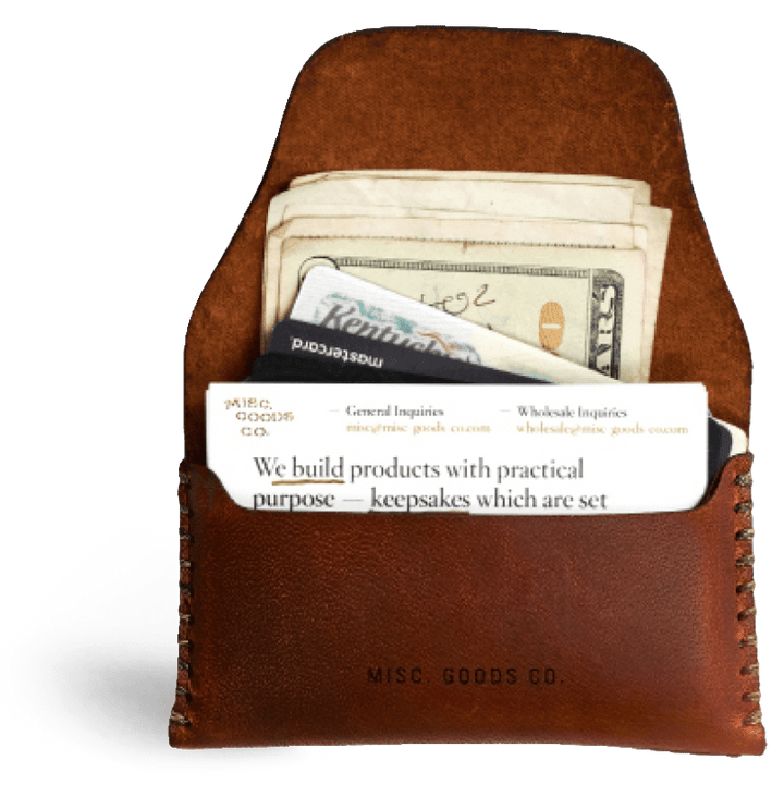MISC. GOODS CO. - Keep It Slim Flap Wallet V.3