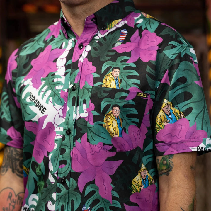 Jurassic Park "Nobody Cares" – KUNUFLEX Short Sleeve Shirt