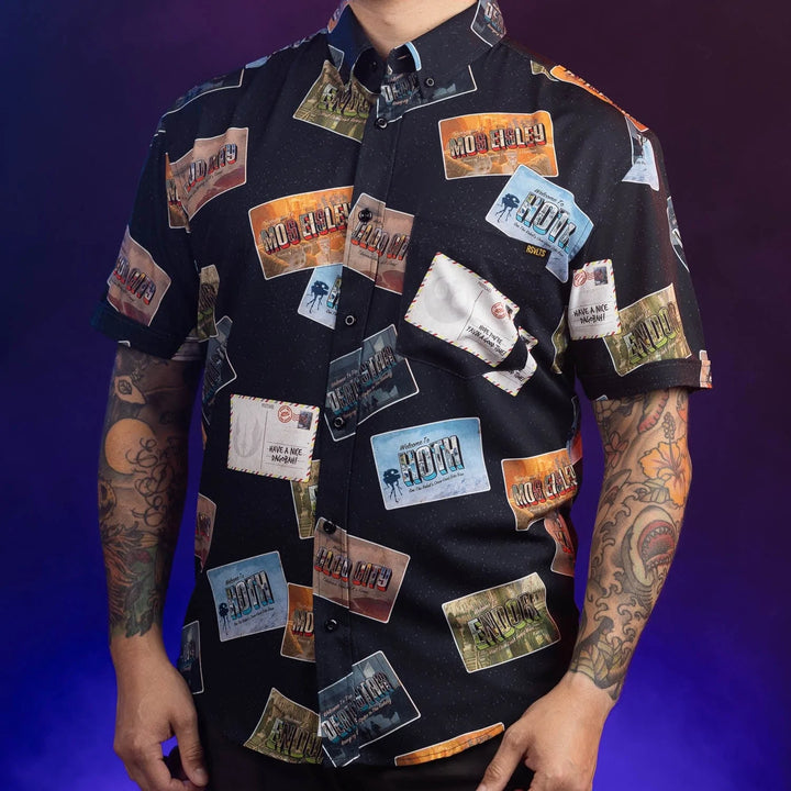 Star Wars "Greetings from Far, Far Away" – KUNUFLEX Short Sleeve Shirt