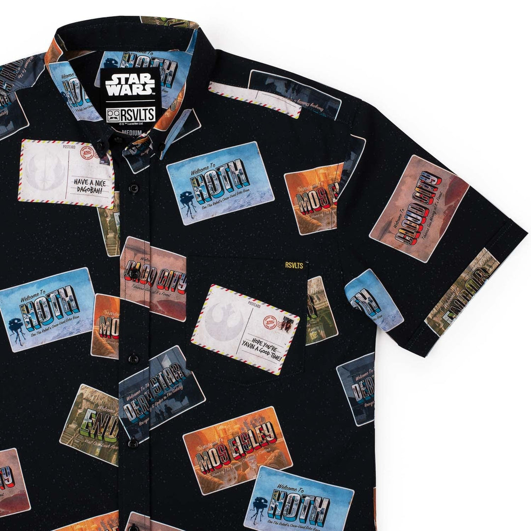 Star Wars "Greetings from Far, Far Away" – KUNUFLEX Short Sleeve Shirt