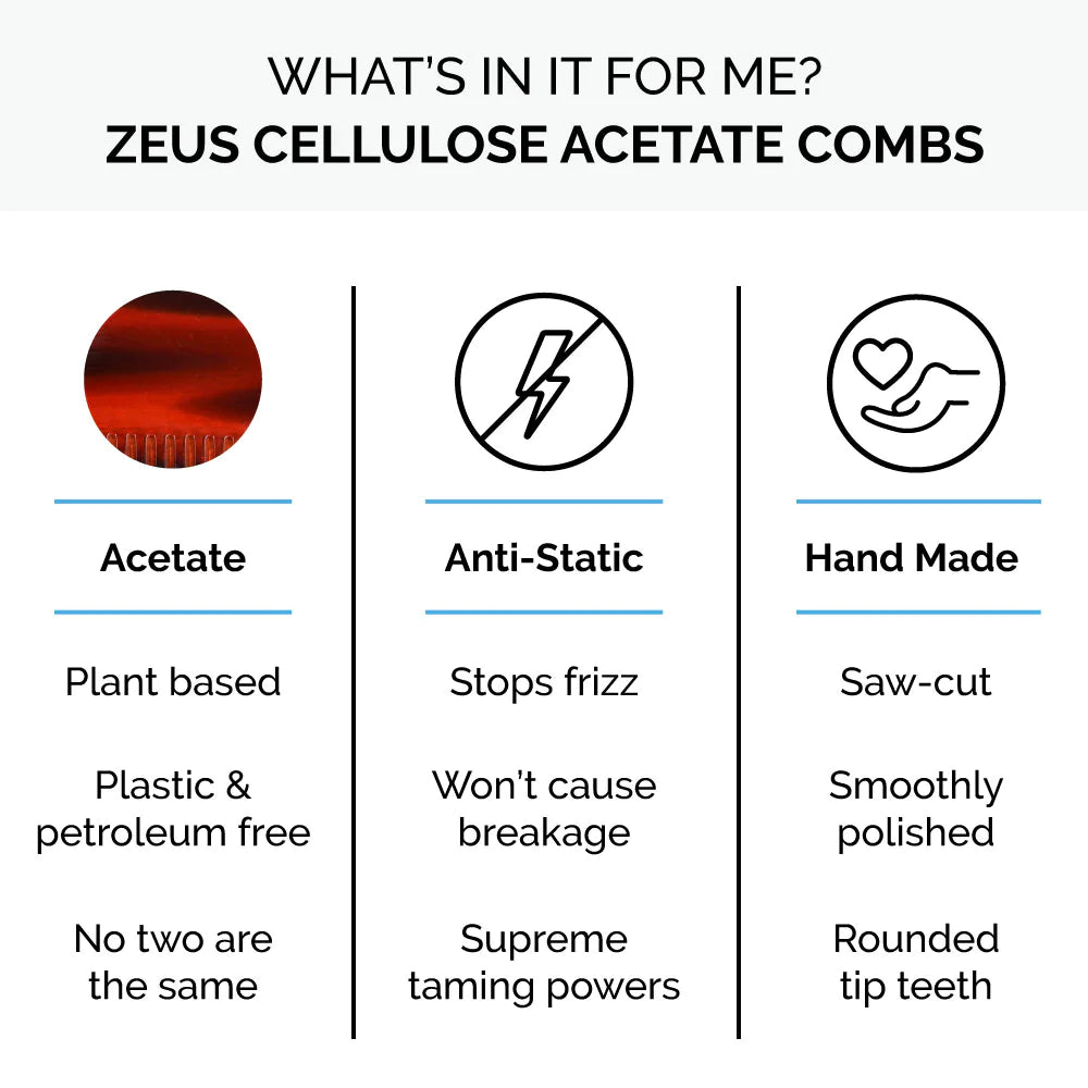 Zeus Large Mustache Comb - P11